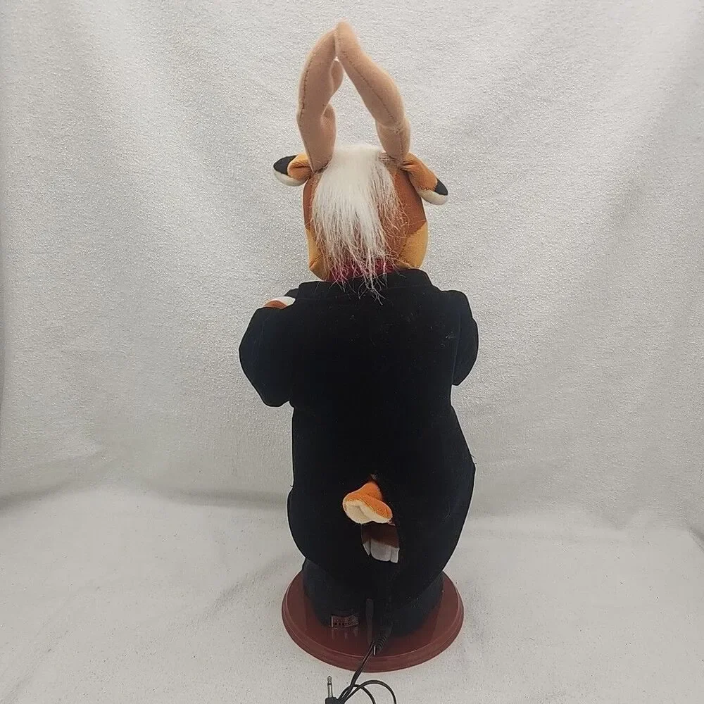 Figure Dancing Musical Rudolph Red Nosed Reindeer Animated W/ Box & Muti-adapter